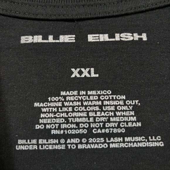 Billie Eilish Birds of a Feather Album Poster Tee XXL - Picture 4 of 4